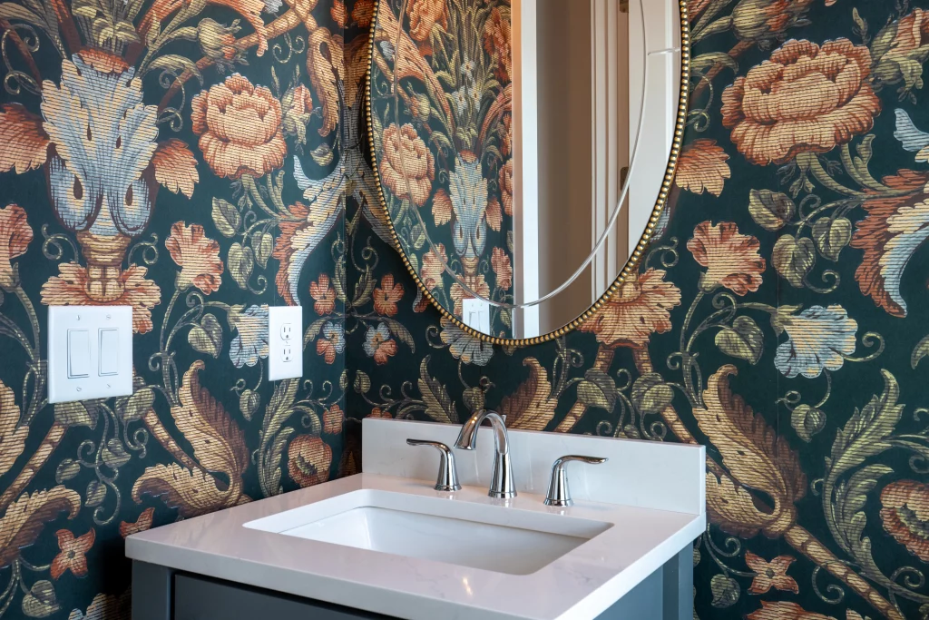 ½ bath on main living floor.